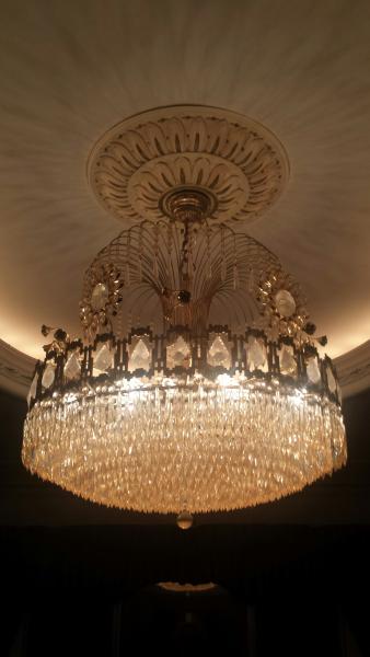 This is not a Murano glass chandelier