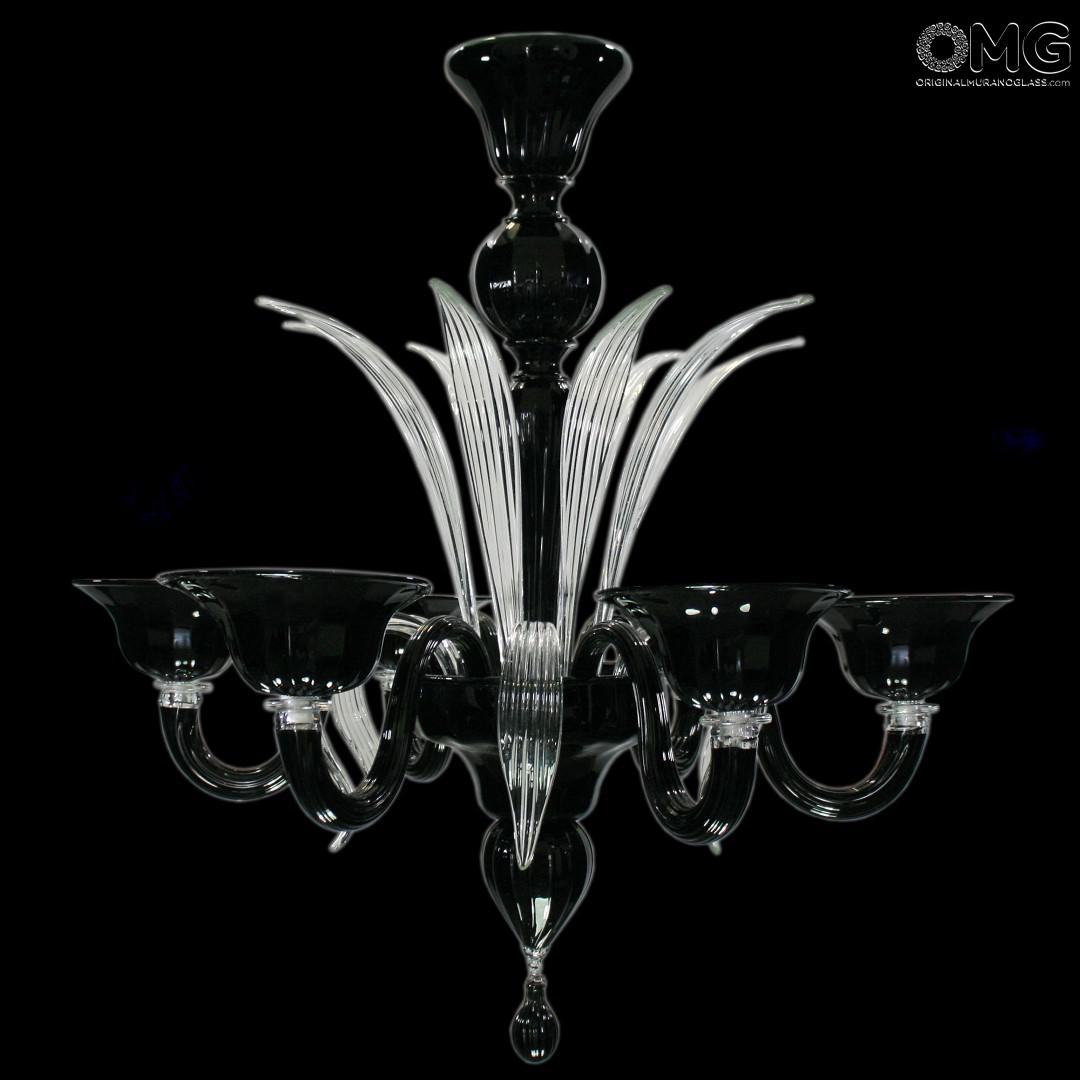 Lampadario albrizzi moderno vetro di murano 6 luci Lampadario murano moderno