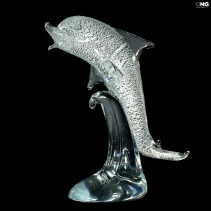 dolphin_sculpture_silver_original_murano_glass_omg