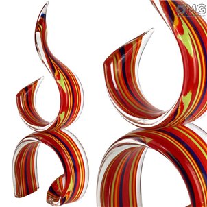double_red_ribbon_murano_glass_1