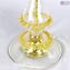 Table Lamp Flambeau - Floral - Murano Glass - 5 light