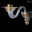 Wall lamp Imperiale Firenze - Liberty - Murano Glass - 2 lights