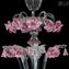 Venetian Chandelier Rosetta - Floral - Murano Glass