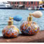 Boccetta profumo atomizzatore - Murrine e Oro - vetro di Murano Originale OMG