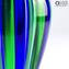 Vase Filigree Cannes Blue Green - Original Glass Murano