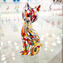 Gatto figurina in murrine - fatta a mano in vetro di Murano
