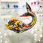 Balena figurina in murrine - fatta a mano in vetro di Murano