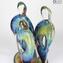 Armony Family - Sculpture in chalcedony - Original Murano Glass OMG