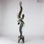 Dance - Sculpture in chalcedony - Original Murano glass OMG