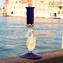 Classic Venetian Blue Candle Holder - Murano Glass