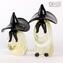 Mexican Small Couple Golden Leaf - Ethnic Figures - Murano Glass