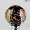 Tappo per bottiglia in vetro di Murano - Argento e oro 24 carati + Scatola