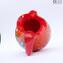 Caraffa Primavera Rossa - Vetro soffiato - Vetro di Murano