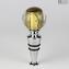Bottle stopper - Murano Glass and Gold 24kt + Box