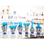 Gabbiano Light Blue - Vase - Murano glass Millefiori
