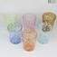 6 Bicchieri in vetro di Murano - Eleganti con macchie