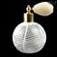 Bottle Perfume Atomizer - White Filigree - Original Murano Glass OMG