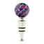 Bottle stopper Cannes - Murano Glass Red and Blue + Box