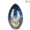 The Egg - Chalcedony glass - Original Murano Glass OMG