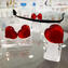 Coppia di Cuori in vetro di Murano OMG su base - cuore
