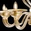 Chandelier Primiero 15 lights - Pastorale - Murano Glass - Gold 24carats
