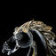 Testa di Cavallo con dettagli oro Scultura Esclusiva in vetro di Murano