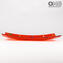 Piatto Rettangolare Fly - Svuotatasche - Millefiori Rosso vetro di Murano