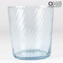 Drinking Glass Tumbler Set - Twisted