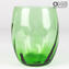 Drinking Glass Tumbler Set - Twisted Oval