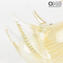 Swan Figurine - With Pure Gold - Original Murano Glass OMG
