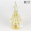 Christmas Tree - Spruce With Gold Leaf - Original Murano Glass OMG