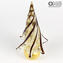 Christmas Tree - Gold Leaf and Colored Glass - Original Murano Glass OMG