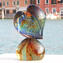 Love heart - Chalcedony glass - Original Murano Glass Omg