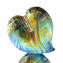 Love heart - Chalcedony glass - Original Murano Glass Omg