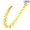 Necklace Stones Ravello - 24kt Gold - Original Murano Glass OMG