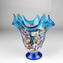 Ibisco Light Blue - Vase -  Murano glass Millefiori
