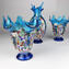 Ibisco Light Blue - Vase -  Murano glass Millefiori
