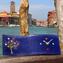 Albero della Vita Stripe - Orologio da Tavolo - Vetro di Murano originale OMG