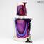 Bottle Violet - Sommerso - Original Murano Glass OMG
