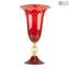 Coppa Giglio Reale - Rosso - Vetro di Murano Originale OMG