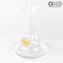 Decanter Lambrusco - Blown Glass - with real gold