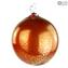 Set di 3 Palle di Natale - Colori Misti - Vetro di Murano Originale OMG