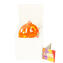 Orange Christmas Ball - Dot Fantasy - Original Murano Glass OMG
