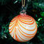 White Christmas Tree Ball - Special Xmas - Original Murano Glass OMG