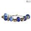 Pandoralike - Blue Bracelet One Colour - Murano glass