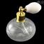 Bottle Scent Atomizer - White Filigree - Original Murano Glass OMG