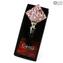 Tappo per bottiglia Rosa - vetro di Murano originale OMG® + Scatola