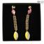 Rose Earrings - Antica Murrina Collection - Original Murano Glass OMG