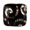 Ring Charming - Black - Original Murano Glass OMG