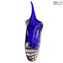 Vase Wave - Sommerso - Murano Glass